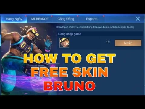 HOW TO GET BRUNO FREE SKIN || VIETNAM || TUTORIAL || MLBB