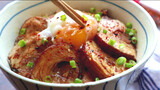 Japanese Roasted Pork Rice with Onsen Tamago