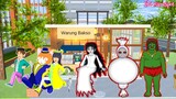 Yuta Mio Buka Resto Bakso Tamunya Kunti Pocong Gondorowo | Sakura School Simulator @Ebi Gamespot