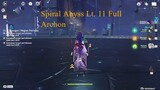 Spiral Abyss Lt. 11 Full Archon