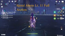 Spiral Abyss Lt. 11 Full Archon