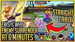 THIS IS WHY ENEMY SURRENDERED IN JUST 6 MINUTES | Top Global Fanny | RANKED GAMEPLAY