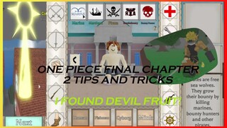 One Piece Final Chapter 2 (TIPS AND GIVEAWAY DEVIL FRUITS!)