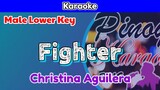 Fighter by Christina Aguilera (Karaoke : Male Lower Key)