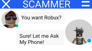 TROLLING ROBLOX SCAMMERS ON ROBLOX!!!