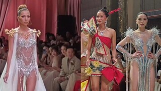 Phản ứng của Trấn Thành, Hari Won khi xem Kỳ Duyên, Minh Triệu, H'Hen catwalk show Đỗ Long