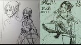 Isayama's Sketches of Eren Female Version Results In...?