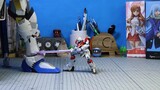 Using Gundam to demonstrate my full understanding of the evolution of the sword [TD25 stop motion an
