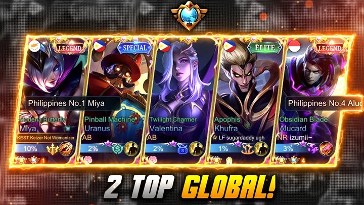 TOP 1 PHILIPPINES MIYA AND TOP 4 PHILIPPINES ALUCARD CONNECTION 🔥