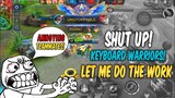 THIS TYPE OF PLAYERS ONLY EXIST IN THE PHILIPPINES "KEYBOARD WARRIORS" - RANK - GAMEPLAY - MLBB