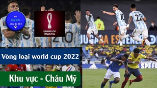 TIN BÓNG ĐÁ Kết quả Vòng Loại World Cup 2022 Khu vực Châu Mỹ I Bắc Mỹ Và Trung Mỹ, Nam Mỹ