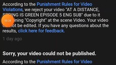 YOU CANNOT WATCH IT ANYMORE COPYRIGHTED DAW