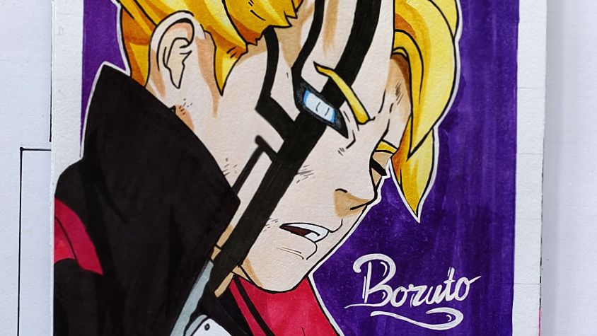 boruto drawing karma｜Pesquisa do TikTok