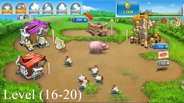 Farm Frenzy 2 Full Gameplay (Level 16 to 20)