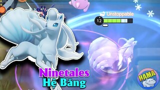 Pokemon UNITE - Cáo 9 Đuôi Hệ Băng Vùng Alolan Gọi Bão Tuyết Hủy Diệt