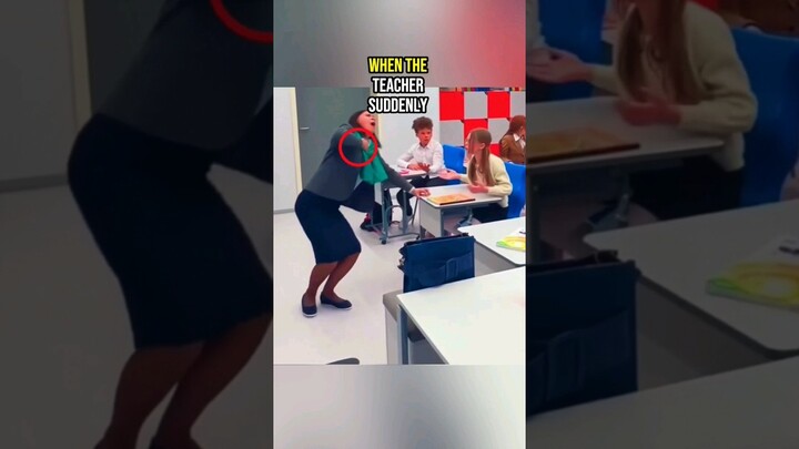 The teacher was giving a lesson when this happened 😨🙏 #shorts