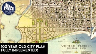 Recreating a 100 year old plan using the REAL CITY PLANS in Cities Skylines (Timelapse)