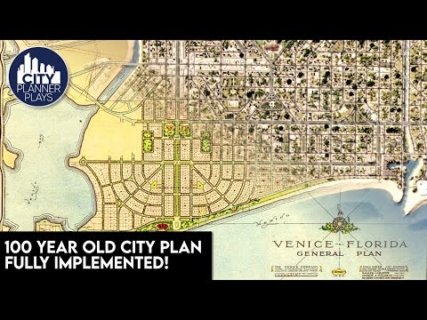 Recreating a 100 year old plan using the REAL CITY PLANS in Cities Skylines (Timelapse)