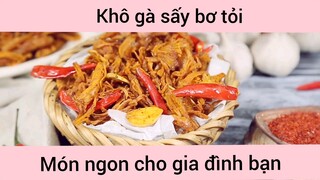 Khô gà sấy bơ tỏi