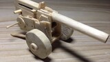 How to make a wooden Italian cannon that can adjust the angle