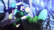 Hunter X Hunter - Gon dũng cảm cứu team khỏi bẫy rắn.