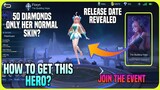 How To Get Floryn New Hero via Event? Release Date REVEALED | 50 DIAMONDS ONLY SKIN? | MLBB