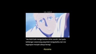 story wa 30 detik sad Kurama, Naruto Shipuden, lagu Hero