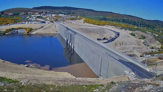 Dam Construction - Time lapse filling - Bridge