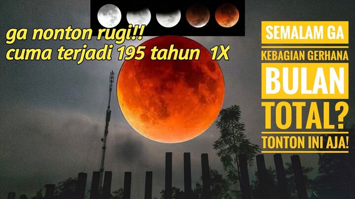 Lensa Jarak Jauh Saat Gerhana Bulan Total | Super Blood Moon