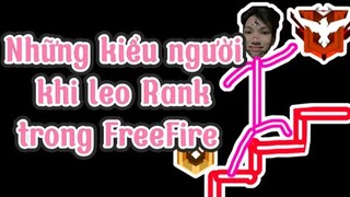 Những kiểu người khi Leo Rank trong FreeFire | Chú Xám #shorts