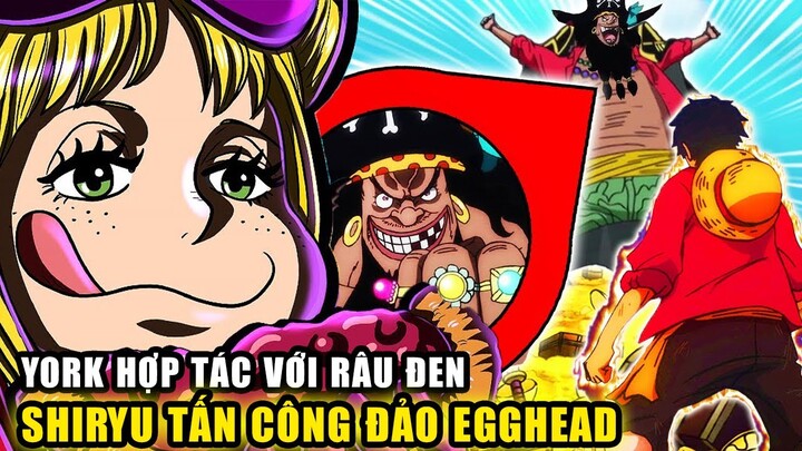 [One Piece 1079+] YORK Bắt Tay Với RÂU ĐEN? SHIRYU Tấn Công Đảo EGGHEAD?
