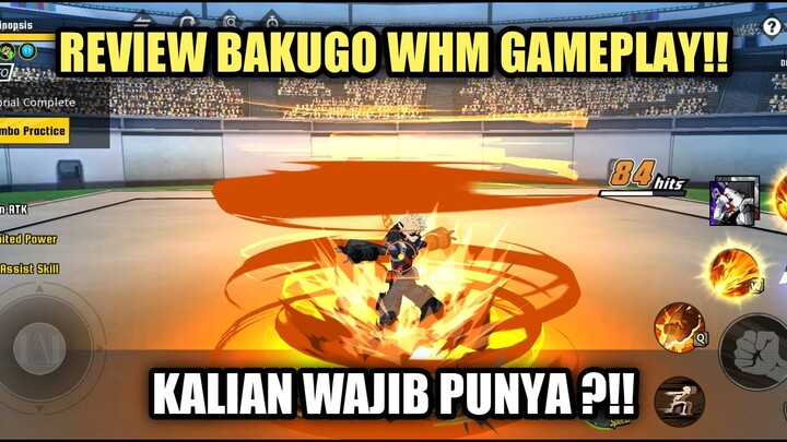 Review Bakugo WHM Gameplay !! Kalian Wajib Punya ?!! - My Hero Academia: The Strongest Hero