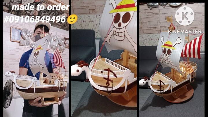 one piece going merry pirate ship