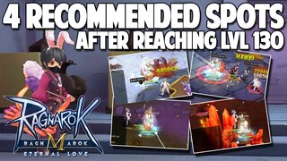4 RECOMMENDED SPOTS FOR GRINDING IF REACH LVL 130 - RAGNAROK MOBILE SEA