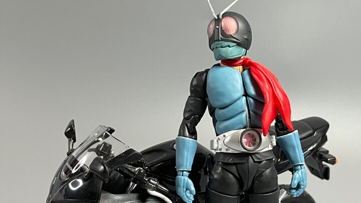 ในประเทศ Ko Kamen Rider Old No. 1 กระดูกจริงแกะสลัก shf จำนวนมากวิดีโอแกะกล่องแรก Ko Old No. 1