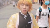 [Little Ma Garr vlog] What will happen when Cheng Shanyi goes shopping when he cosplays (ﾟoﾟ;?, firs