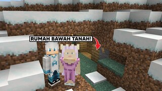 Aku & @AKUDAP Membuat Rumah Bawah Tanah Pertama Kita! - Minecraft Survival Indonesia 8