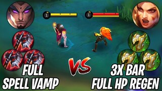 Yu Zhong Exorcists Full Spell Vamp Vs Masha 3x Bar Hp Full Hp Regen - Mobile Legends