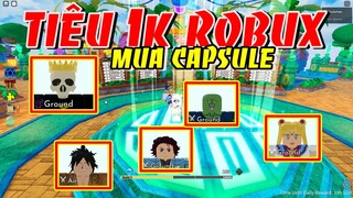 Giáo Sư Tiêu 1.000 Robux Mở 20 Lucky Capsule Và 20 Emerald Capsule Và ??? | ALL STAR TOWER DEFENSE