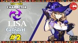 Genshin Impact || Tiêu điểm Character LISA - TRANG BỊ và ĐỘI HÌNH MẠNH NHẤT || Thư Viện Game