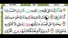 23 - Juz 23 Membaca Alquran Dengan Nada Pelan, Merdu, Dan Mudah Di Ikuti (by Tahsinul Quran & Doa)
