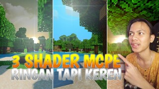 3 SHADER MCPE YANG RINGAN TAPI KEREN ABIS UNTUK DI PAKAI ! Support Versi Terbaru MCPE V 1.17+