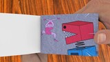 Flip book animation, rendering