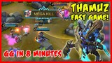 Halimaw! Fast Game by Top 2 Thamuz by Kazher - Mobile Legends - MLBB