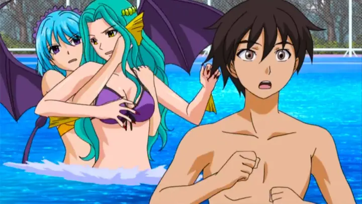 He Is Mistakenly Enrolled At A  School For Supernatural Monsters & Mermaids | Anime Recaps