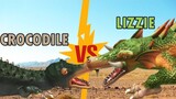 Giant Crocodile vs Lizzie | SPORE