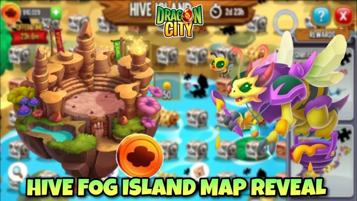 New Event: Hive Fog Island Map Reveal | Dragon City 2022 |