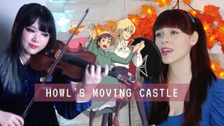 Howl's Moving Castle - The Promise Of The World 世界の約束 (English Cover) by YuA Violin and Dana Marie🌼