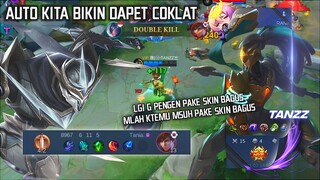 Lagi Ga Pengen Pakai Skin Bagus,Ehh Ketemu Musuh Pamer Skin Legend.. Auto Kita Lock - Tanzz Gameplay