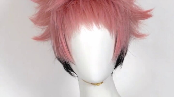 Manmei Jujutsu Kaisen Yuji Koji cosplay wig styling tutorial. If you want to see any tutorials in th